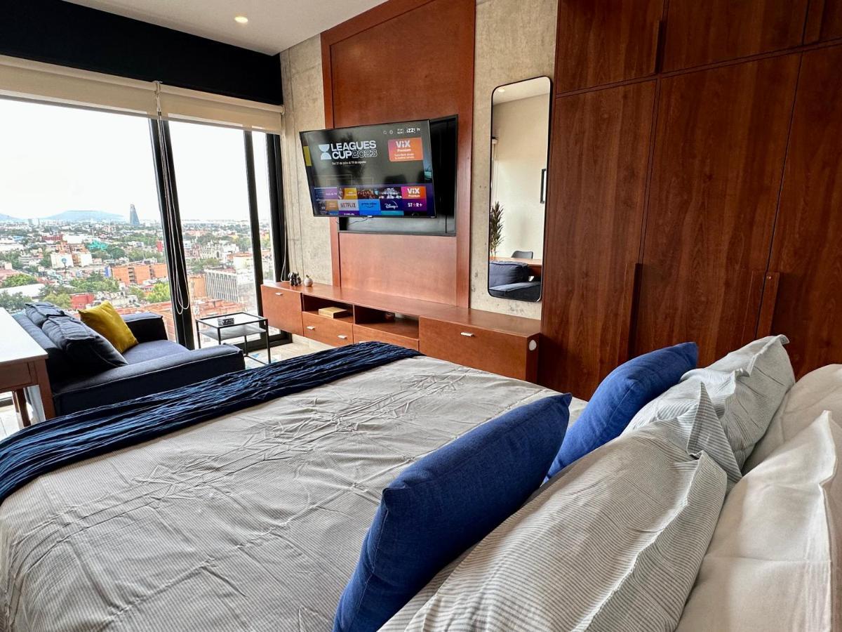 Loft Con Increible Vista Zona Polanco Condesa - Gym Y Business Center Apartman Mexikóváros Kültér fotó