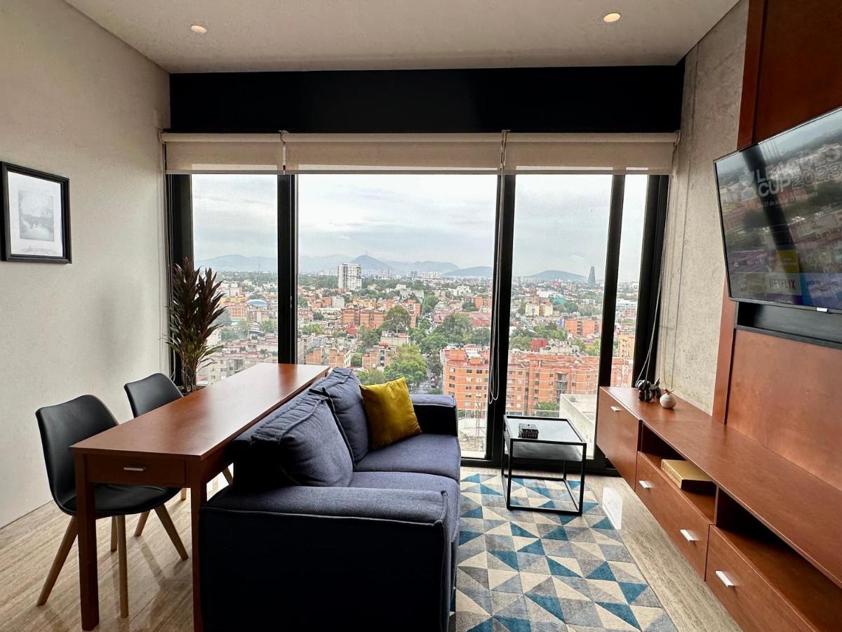 Loft Con Increible Vista Zona Polanco Condesa - Gym Y Business Center Apartman Mexikóváros Kültér fotó